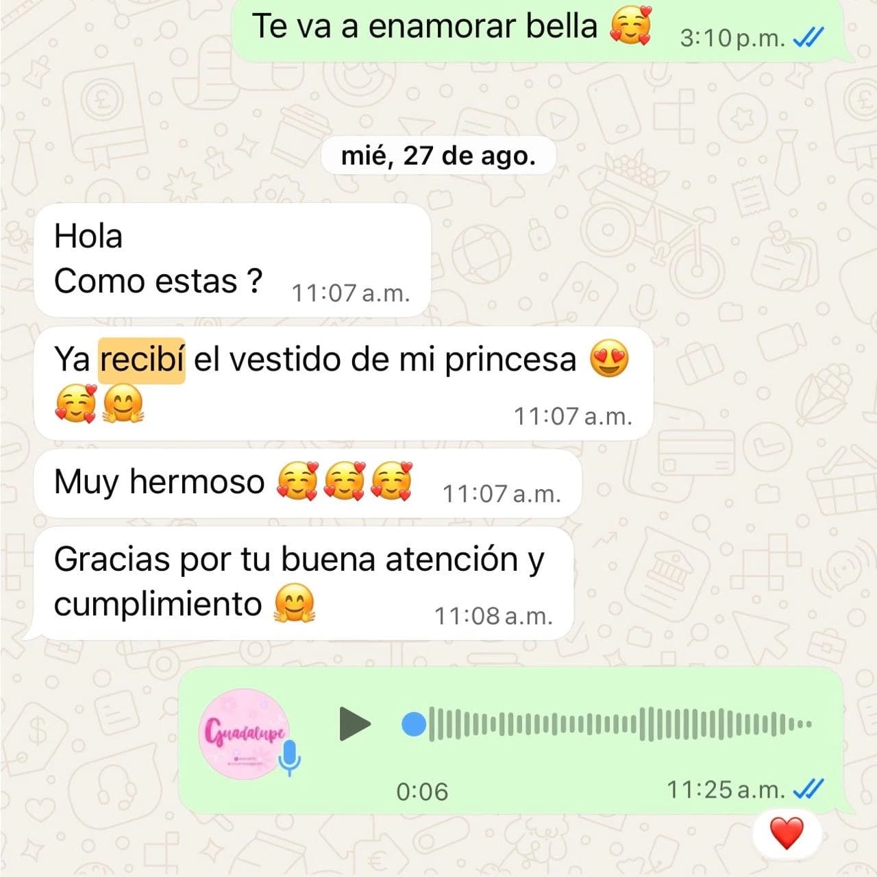 Review de cliente